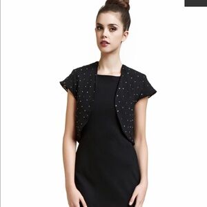 Erin Fetherston Silk Rhinestone Shrug Shawl